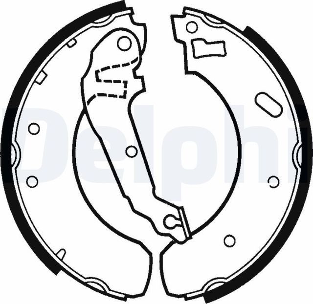 Тормозные колодки Delphi для Rover Maestro 1990-1995. Артикул LS1298