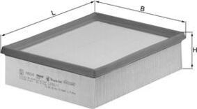 Воздушный фильтр Mahle. Артикул LX 742/1
