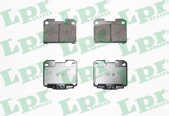 Тормозные колодки LPR задние для Mitsubishi 3000 GT I 1992-1999. Артикул 05P1022