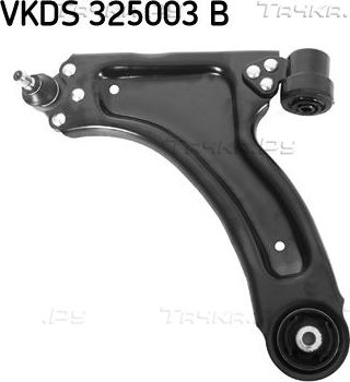 Поперечный рычаг передней подвески SKF левый нижний для Opel Corsa C 2000-2009. Артикул VKDS 325003 B