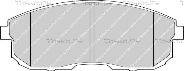 Тормозные колодки FERODO RACING DS2500. Артикул FCP1430H