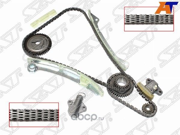Комплект для замены цепи ГРМ NISSANRENAULT MR18DE (SAT). Артикул TKNS270A