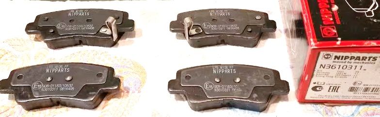 Тормозные колодки Nipparts. Артикул N3610311