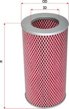 Воздушный фильтр Sakura. Артикул A-1166