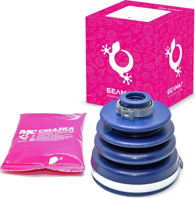 Пыльник привода внутр. LADA 2108-2170 Комфорт со смазкой и хомутами БелМаг BM.68 (Belmag). Артикул BM6855