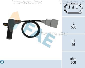 Датчик положения коленвала FAE для Volkswagen Bora 1998-2005. Артикул 79063