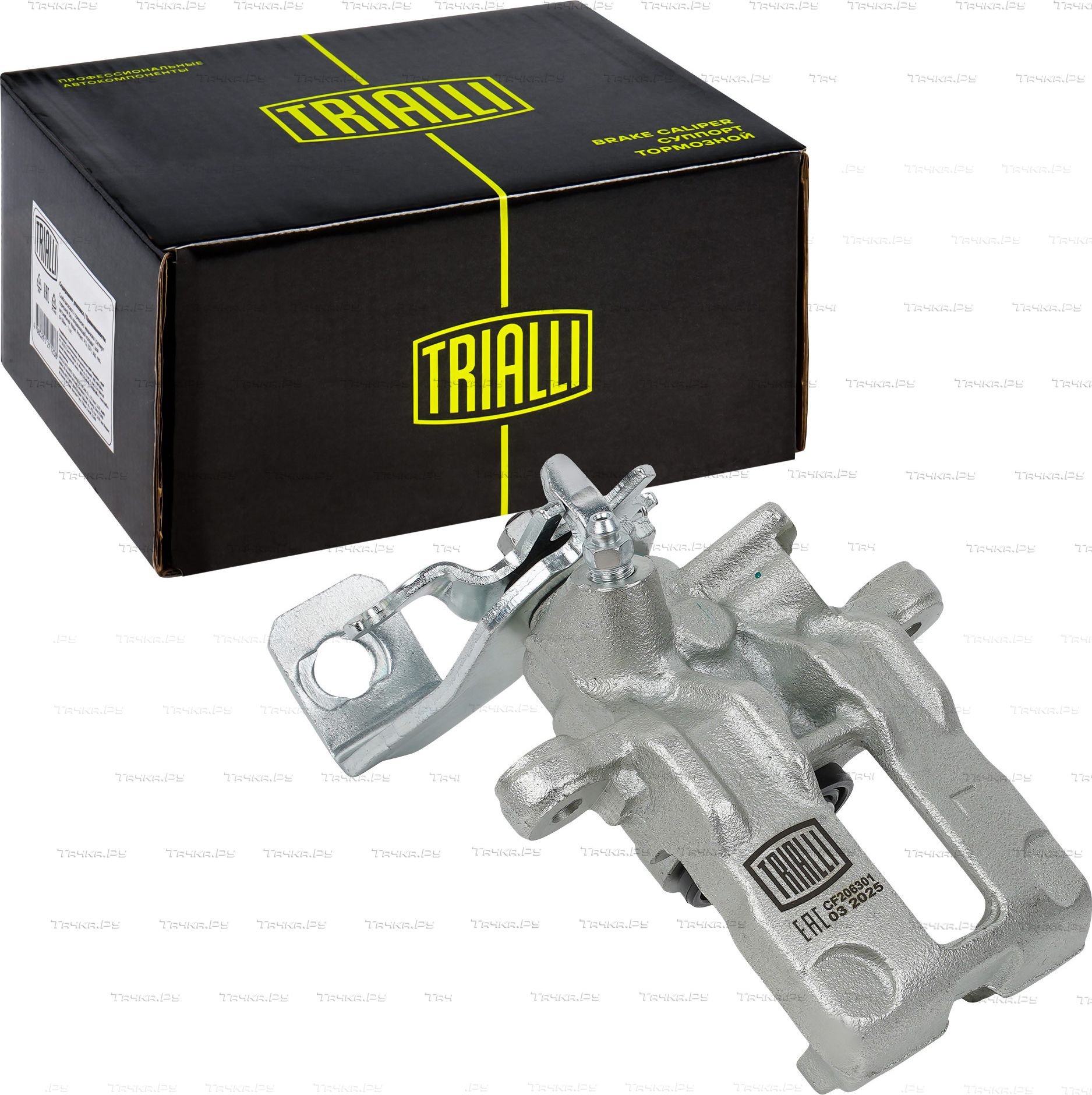 Тормозной суппорт Trialli задний левый для Nissan Almera N16 2000-2006. Артикул CF 206301