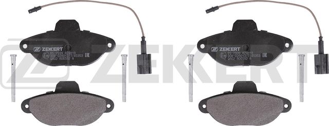Тормозные колодки Zekkert передние для Ford KA II 2008-2010. Артикул BS-2939
