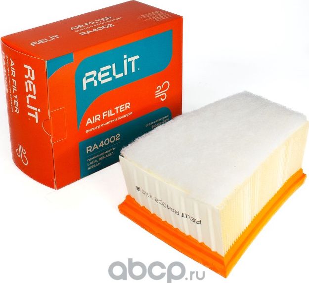 Фильтр воздушный LADA Largus, Renault Logan дв.1.6 16 кл. RELIT Relit. Артикул RA4002