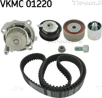 Помпа (водяной насос) с комплектом ремня ГРМ SKF для Volkswagen Touran I 2003-2007. Артикул VKMC 01220