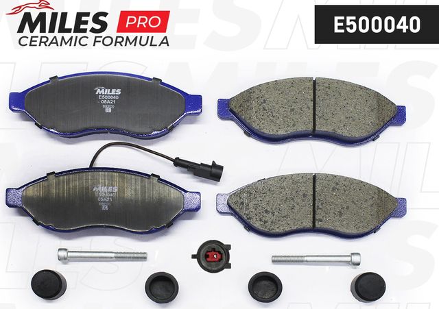Тормозные колодки Miles (Керамика). Артикул E500040