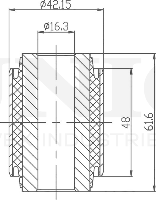 Сайлентблок рычага подвески (Unio). Артикул RMP-20150