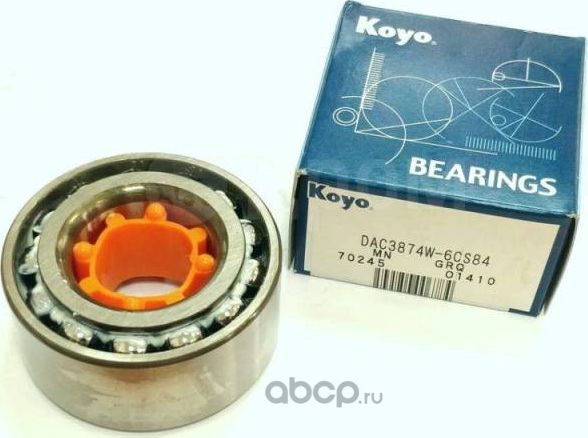 Подшипник ступицы колеса Toyota (Koyo). Артикул dac3874w6cs84
