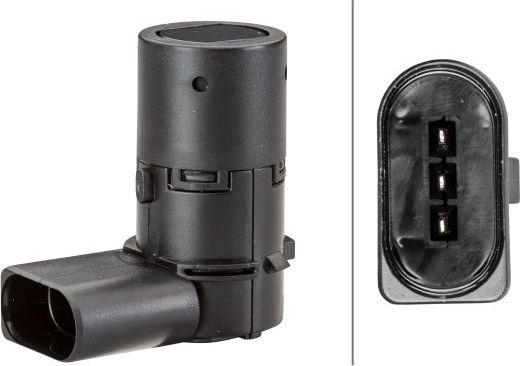 Датчик парктроника Hella. Артикул 6PX 358 141-031