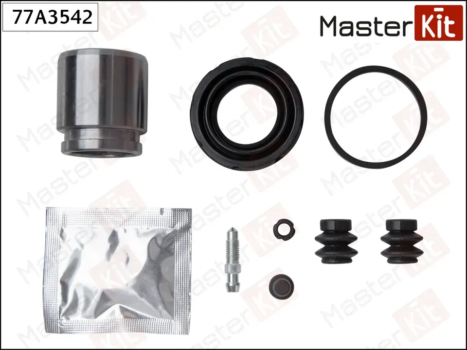 Ремкомплект тормозного суппорта + поршень | зад | (Master KIT). Артикул 77A3542
