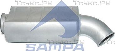 Глушитель (задняя часть) Sampa для Volvo  FH16 II 2012-2026. Артикул 031.397