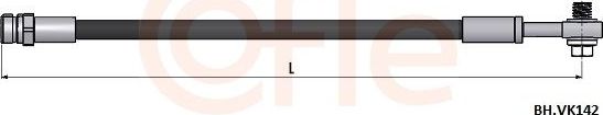 Тормозной шланг Cofle. Артикул 92.BH.VK142