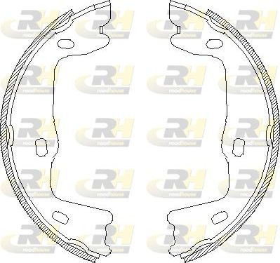 Тормозные колодки (стояночная тормозная система) RoadHouse. Артикул 4651.00