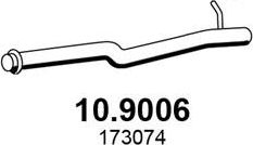 Глушитель Asso задний для Peugeot Expert II 2007-2016. Артикул 10.9006