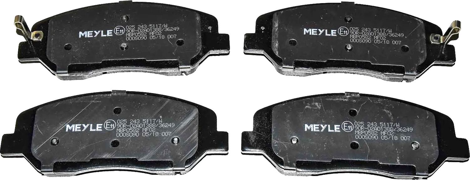 Тормозные колодки Meyle Original. Артикул 025 243 5117/W