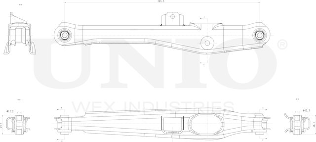 Рычаг подвески (Unio). Артикул SSP-40181