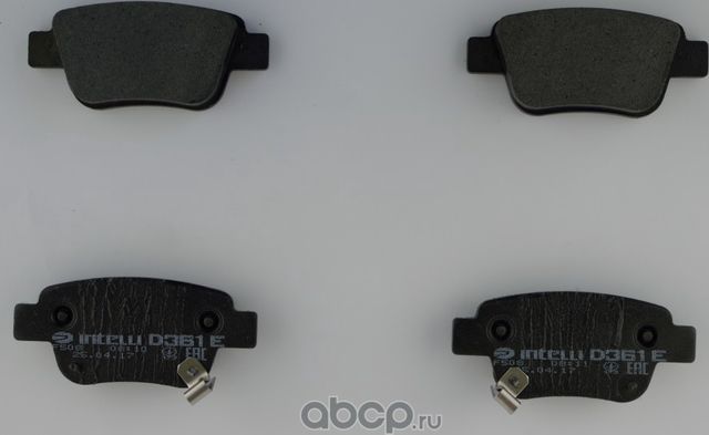 Колодки тормозные задние (Intelli). Артикул D361E