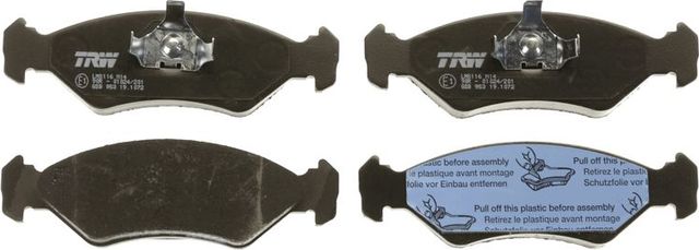 Тормозные колодки TRW COTEC передние для Ford Fiesta III 1989-1995. Артикул GDB953