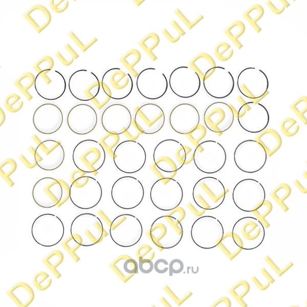 КОЛЬЦА ПОРШНЕВЫЕ (КОМПЛЕКТ) NISSAN QASHQAI (J10E) (06-13) (Deppul). Артикул DEAEE00