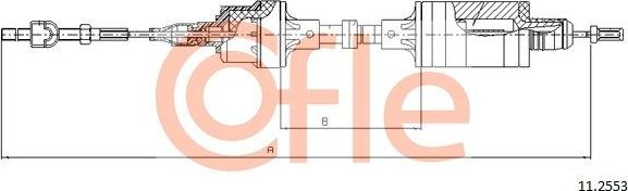Трос сцепления Cofle для Opel Calibra 1989-1997. Артикул 11.2553