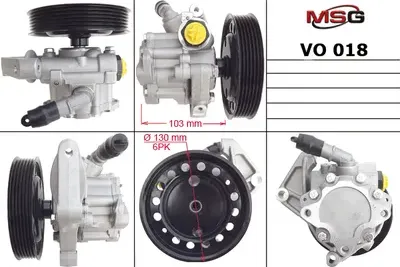 Насос ГУР новый Volvo V70 II 00-, Volvo S80 II 06-, Volvo XC70 / XC70 Cross Coun (MSG). Артикул VO018