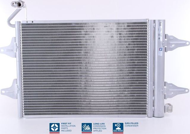 Радиатор кондиционера (конденсатор) Nissens (алюминий) для Volkswagen Fox I 2005-2011. Артикул 94628