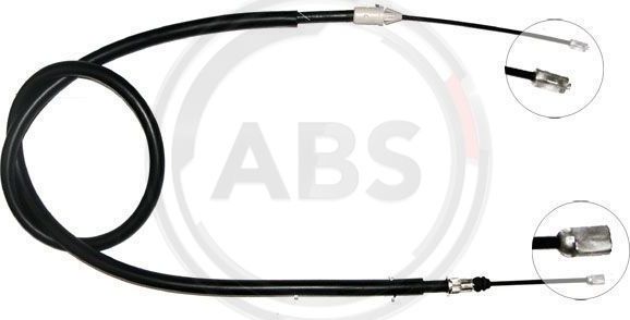 Трос ручника (тросик ручного тормоза) ABS задний правый для Renault Scenic II 1999-2003. Артикул K19858