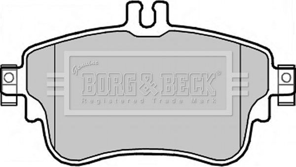 Тормозные колодки Borg & Beck. Артикул BBP2345