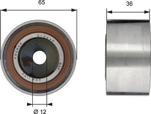 Натяжной ролик (натяжитель) приводного поликлинового ремня Gates FleetRunner™ для MAN SÜ 2006-2014. Артикул T38709