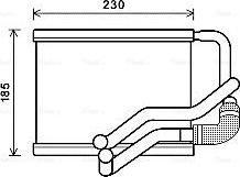 Радиатор отопителя (печки) AVA для Hyundai i40 I 2011-2026. Артикул HY6314