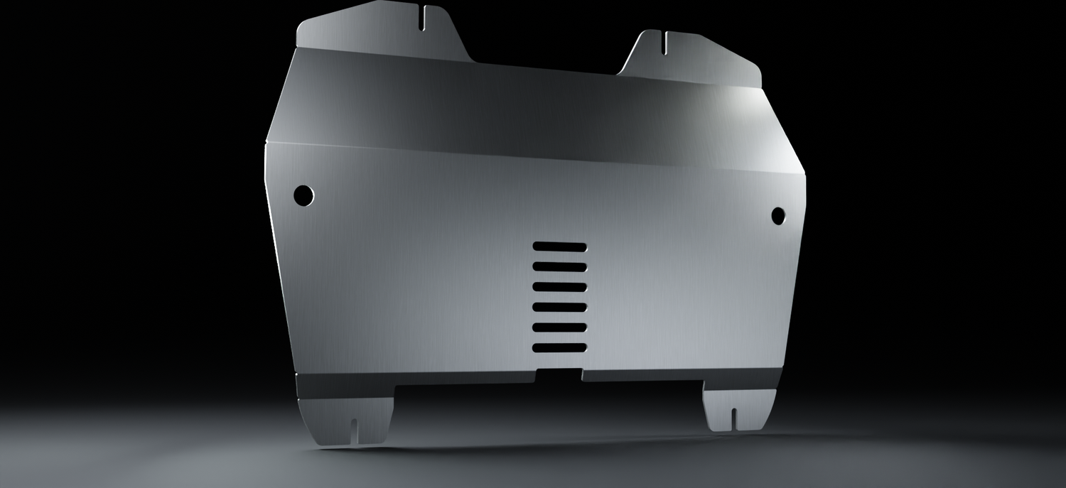 Защита алюминиевая ТСС (4 мм) для картера и КПП Toyota Camry XV70 2018-2026. Артикул ZKTCC00345