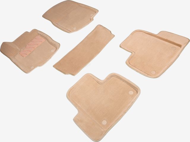 Коврики Seintex 3D ворсовые для салона Mercedes-Benz GLE-Класс I C292 Coupe 2015-2019 БЕЖЕВЫЕ. Артикул 95469