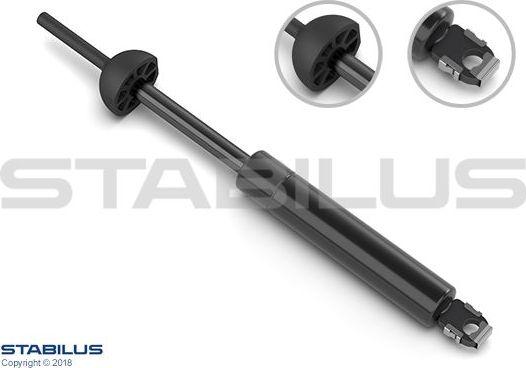 Амортизатор (упор) капота Stabilus Lift-O-Mat®. Артикул 541381