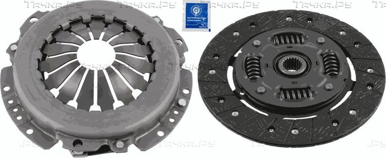 Сцепление (комплект) SACHS для Alfa Romeo 147 I 2001-2010. Артикул 3000 853 201