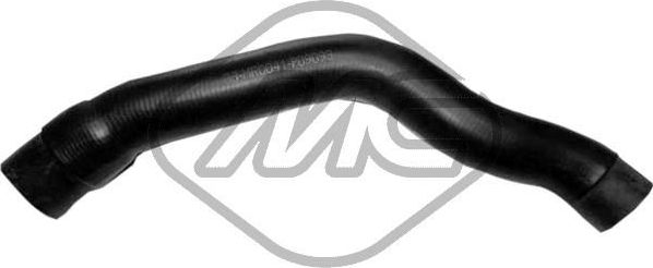 Патрубок радиатора (системы охлаждения) Metalcaucho верхний для Mercedes-Benz CLK-Класс I (C208, A208) 1997-2002. Артикул 98456