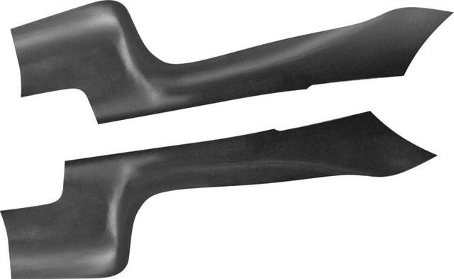 Накладки PT Group на ковролин порогов дверей задние ABS для Lada Granta седан, лифтбек 2011-2026. Артикул 01900401