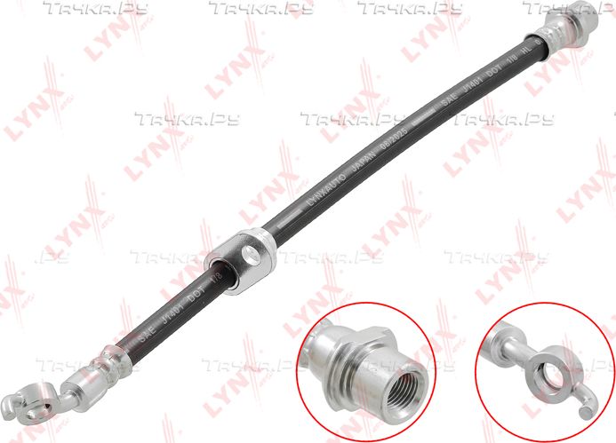 Тормозной шланг LYNXauto для Toyota Auris I 2006-2012. Артикул BL-3776