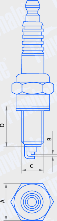 Свеча зажигания Finwhale для Volkswagen Passat B6 2005-2011. Артикул FSI114