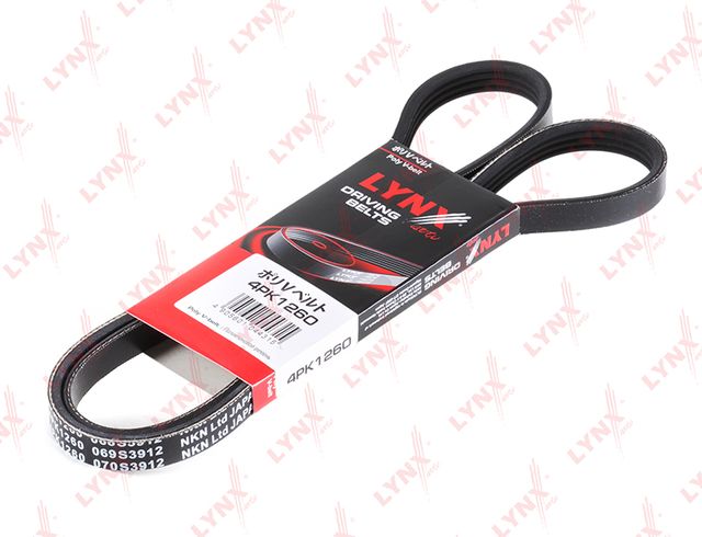 Приводной ремень поликлиновой LYNXauto. Артикул 4PK1260