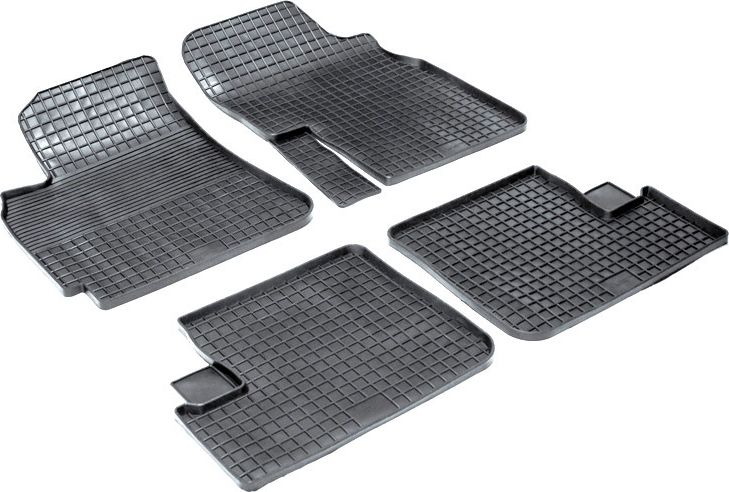 Коврики резиновые Seintex с узором сетка для салона Chery Tiggo Т11 2005-2013. Артикул 00408