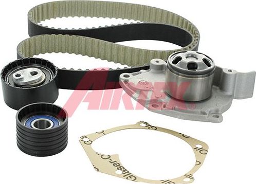 Помпа (водяной насос) с комплектом ремня ГРМ Airtex для Renault Espace IV 2002-2014. Артикул WPK-190702