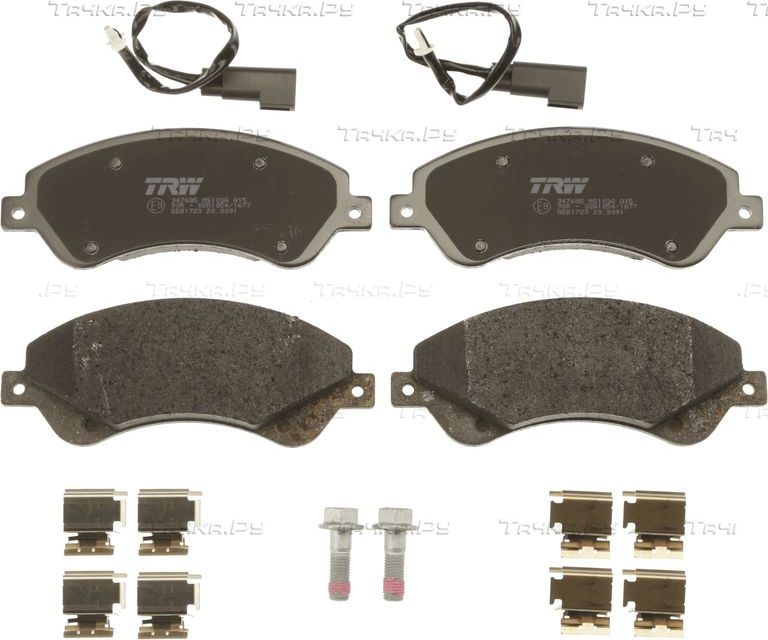 Тормозные колодки TRW COTEC передние для Ford Transit Torneo VII 2006-2014. Артикул GDB1723