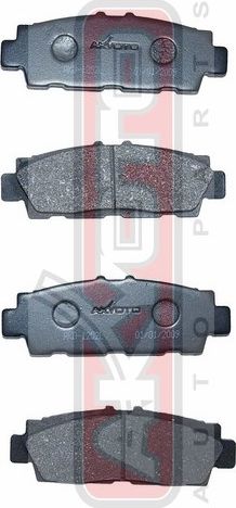Тормозные колодки Akyoto Packing AKYOTO. Артикул AKD-1252