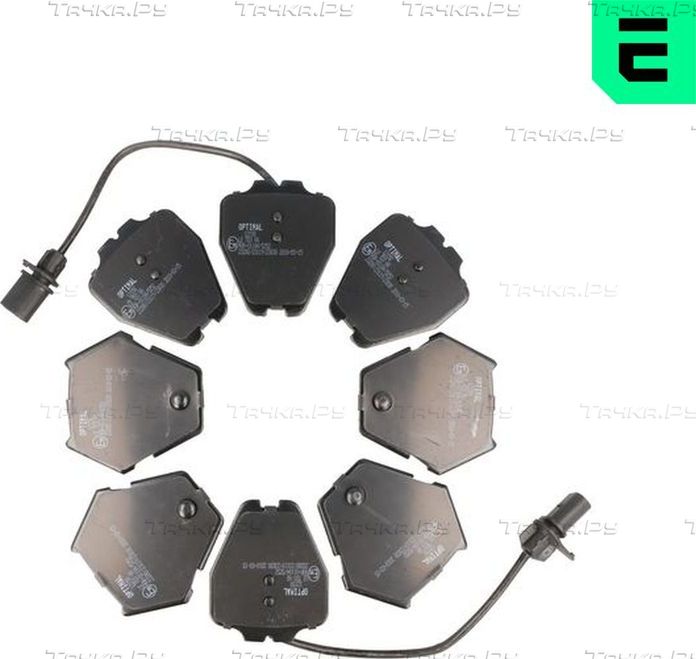 Тормозные колодки Optimal передние для Volkswagen Passat B5 2000-2005. Артикул 12158