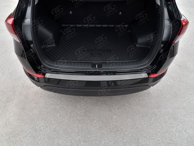 Накладка на задний бампер RusStal для Hyundai Tucson III 2015-2018 (нерж. зеркало). Артикул HTUCN-003475